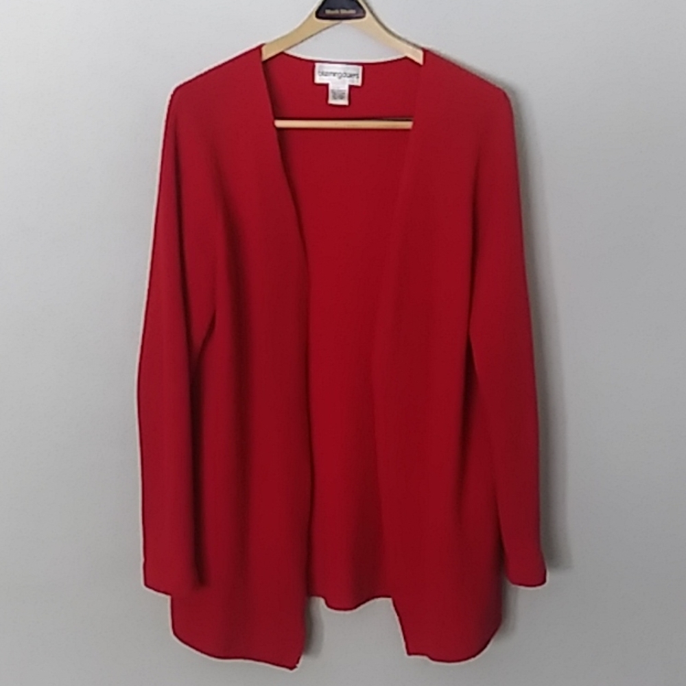 Red Boomingdales Cardigan